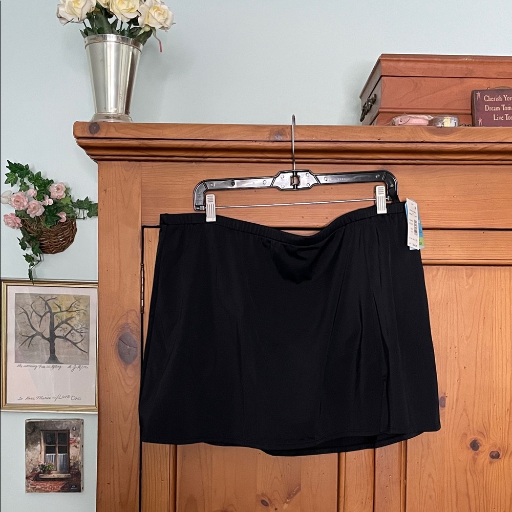 Swim Solutions Black Skater Swim Skirt